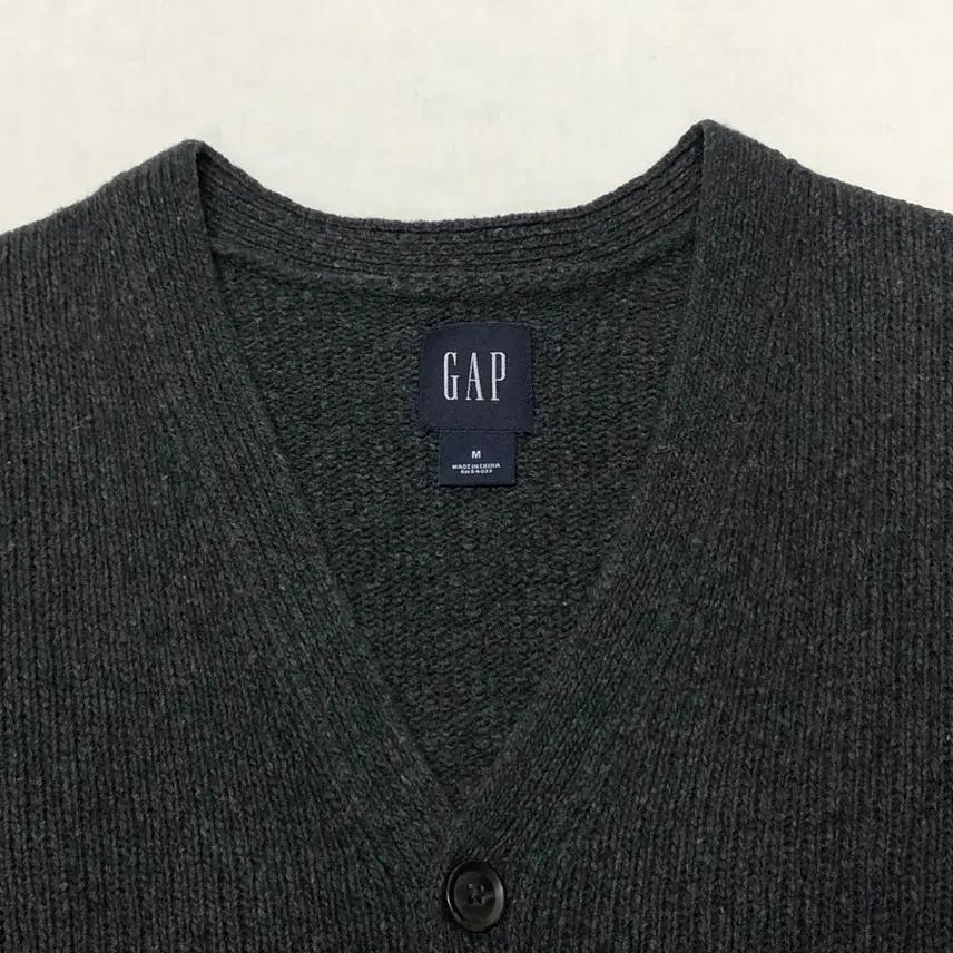 GAP 갭 브이넥 울가디건 (M) 4