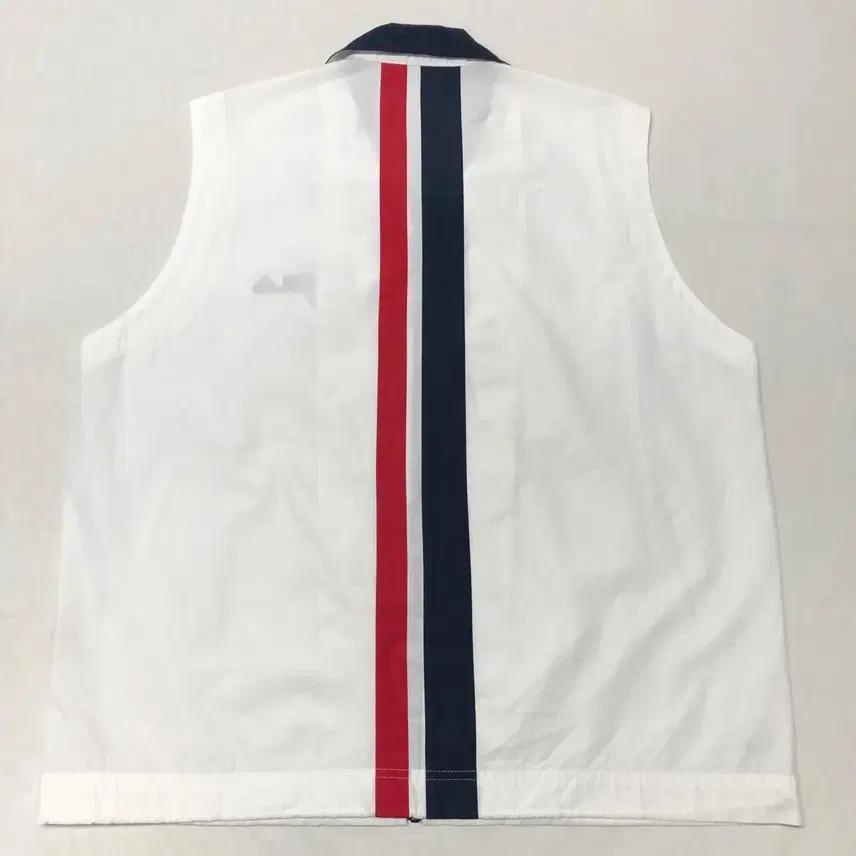 휠라 올드스쿨 오버핏 바람막이 조끼 베스트 (XL) 7