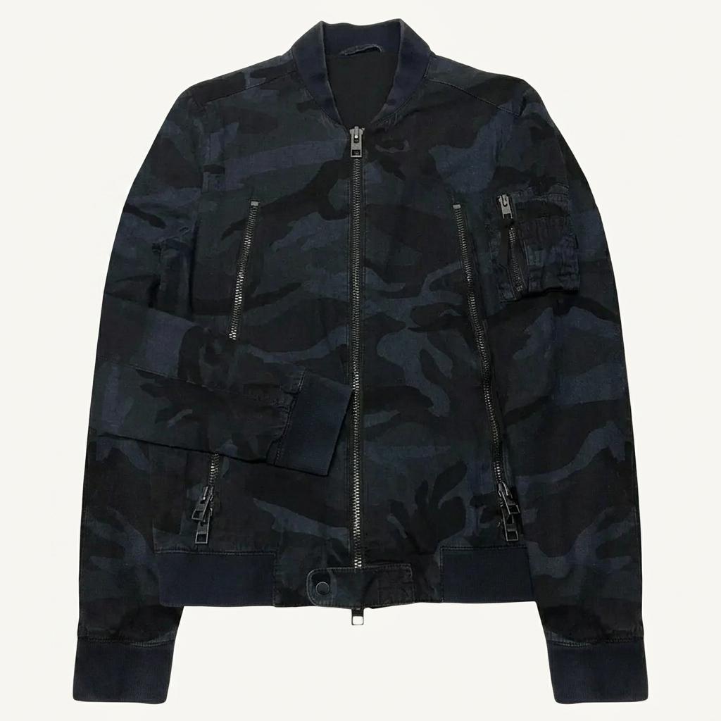 ALLSAINTS 올세인츠 MA-1 카모 블루종자켓 (XS) 1