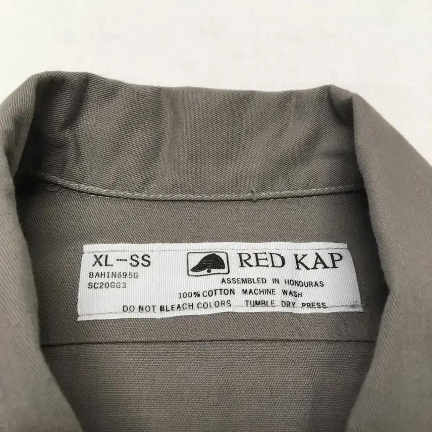 REDCAP 레드캡 오버핏 스카치 워크셔츠 반팔남방 (XL) 5