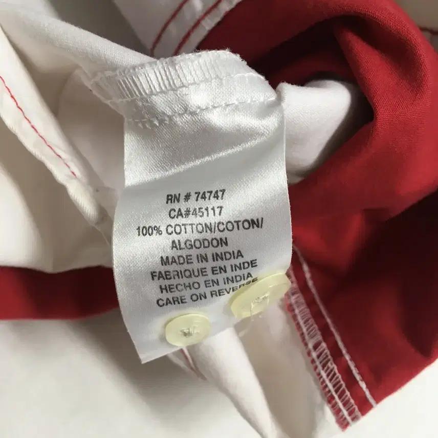 빈티지 오버핏 성조기 반팔셔츠 남방 (2XL) 9