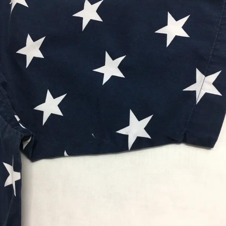 빈티지 오버핏 성조기 반팔셔츠 남방 (2XL) 8