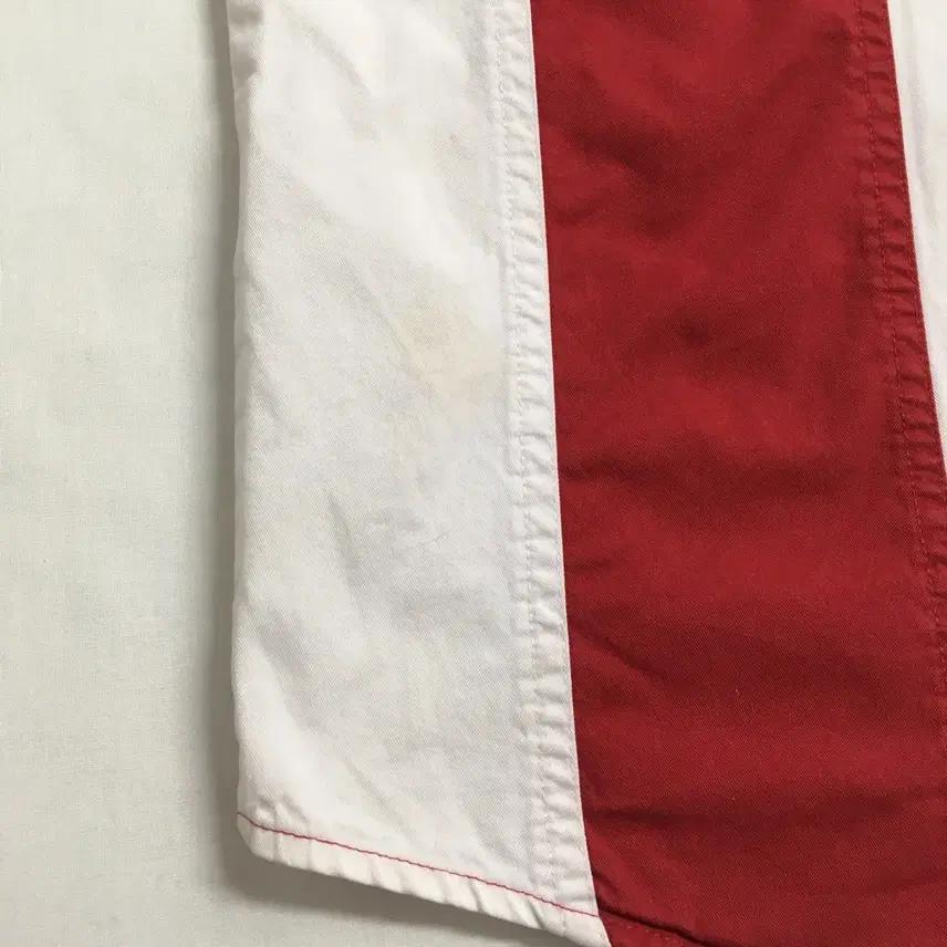빈티지 오버핏 성조기 반팔셔츠 남방 (2XL) 7