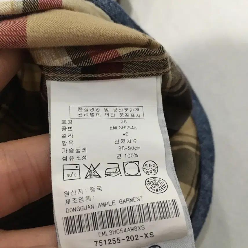 타미힐피거 체크셔츠 남방 (XS) 6