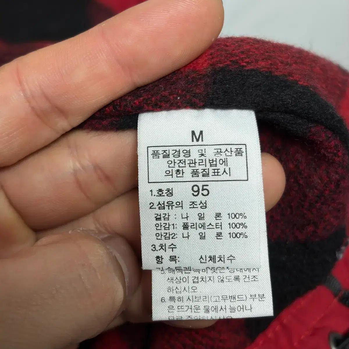 노스페이스 타탄체크 바람막이 7