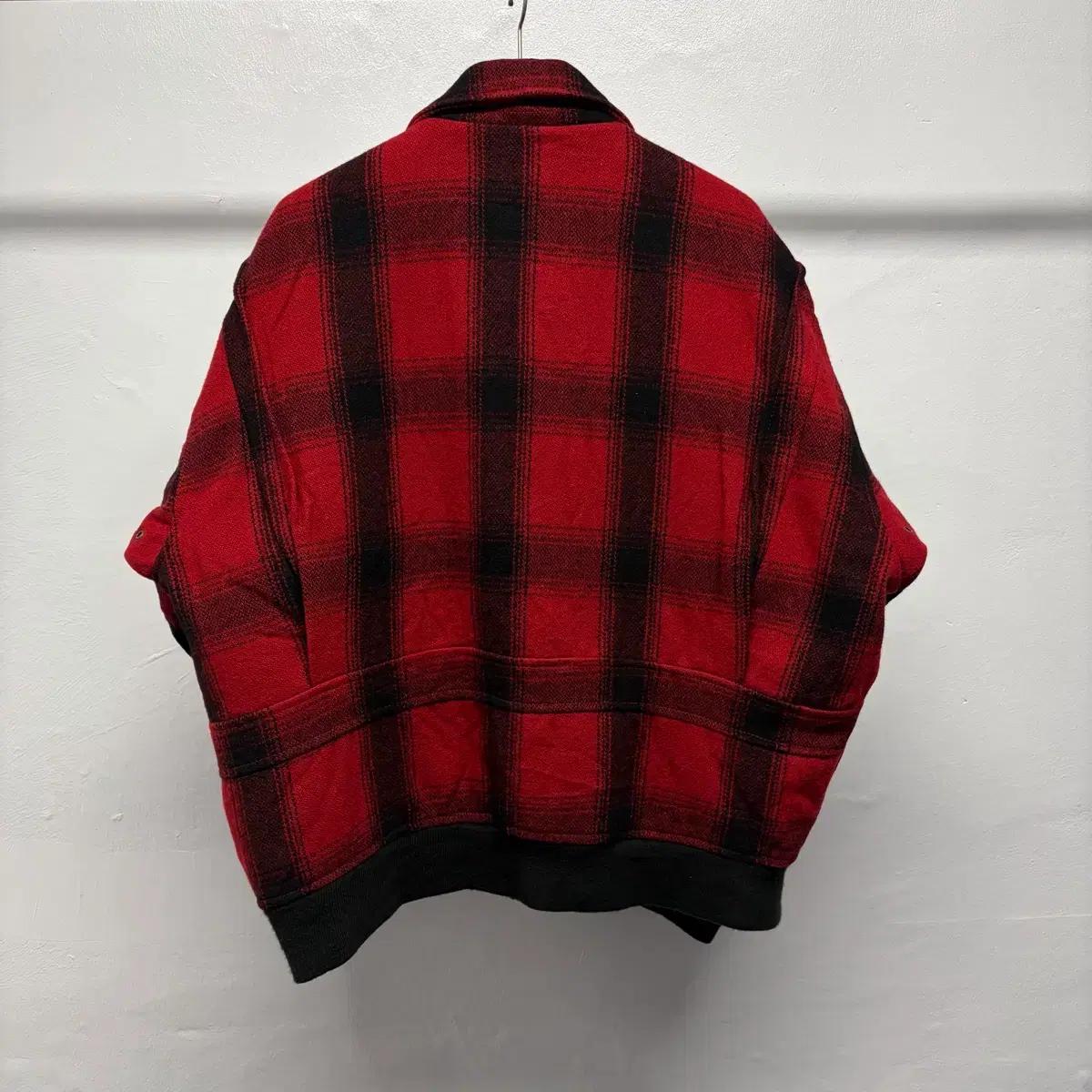 Schott 버팔로 울 체크 G-1 3