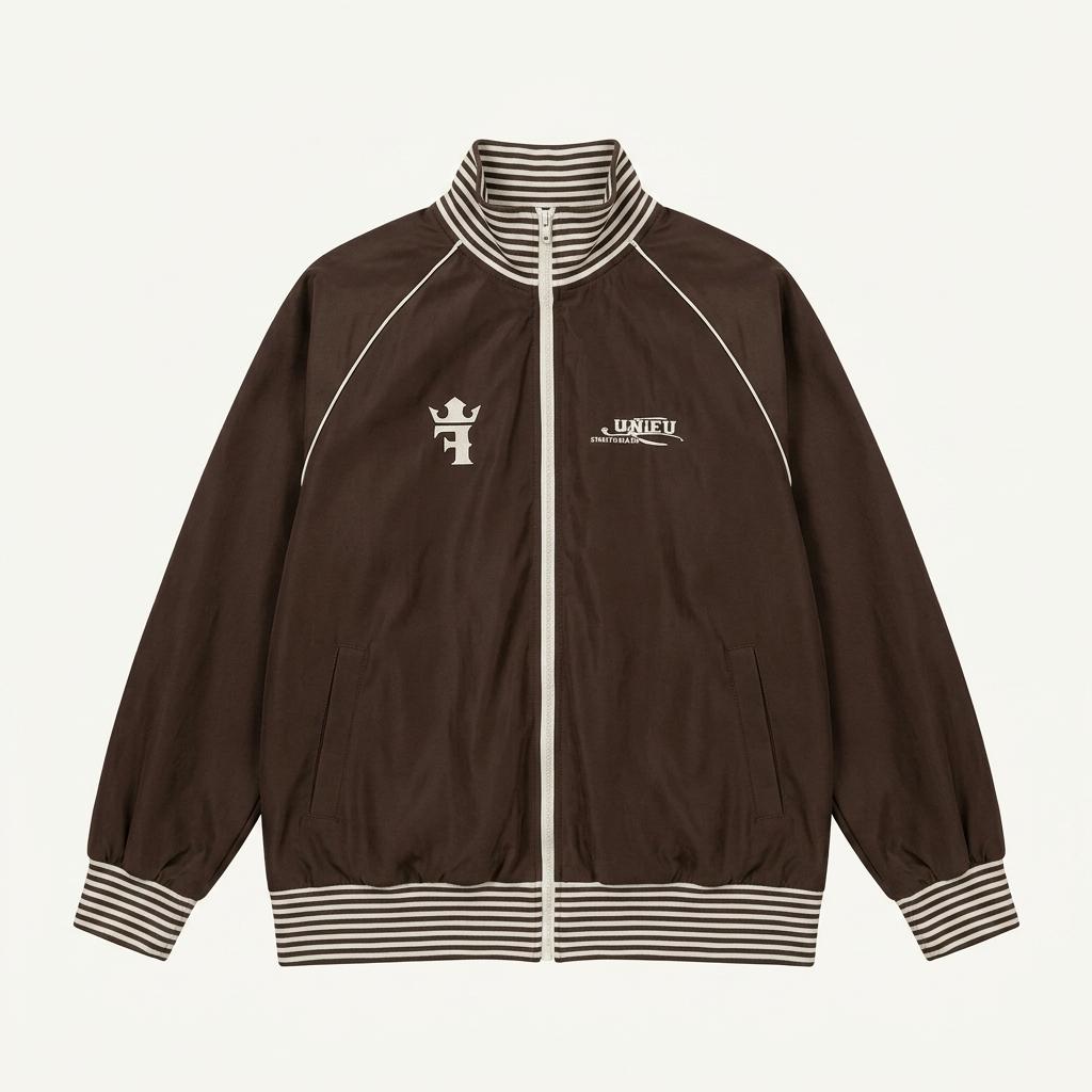 후부 빈티지 트랙자켓 브라운 U1150 1