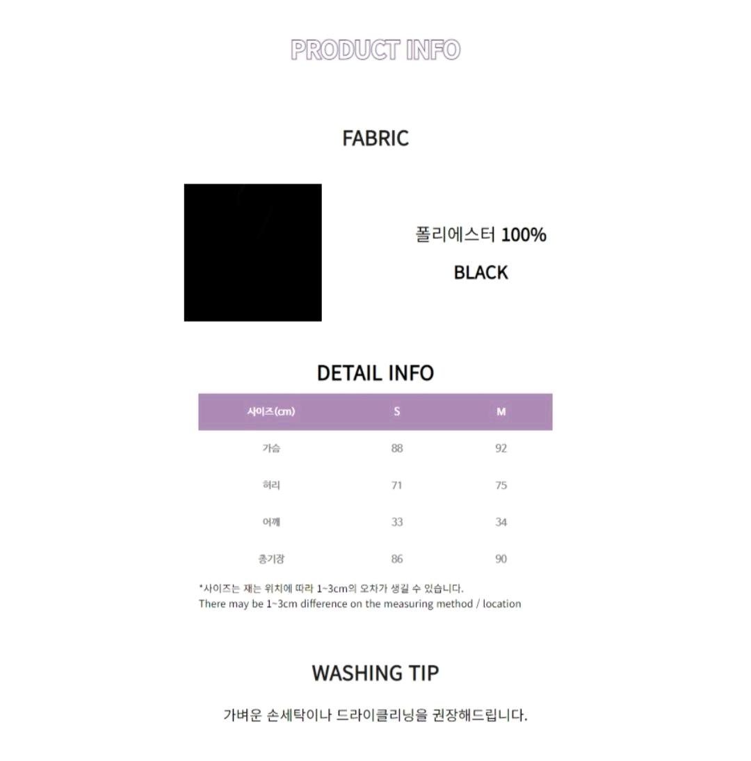 쎄무아듀 Lace doll collar velvet black dress (S) 9