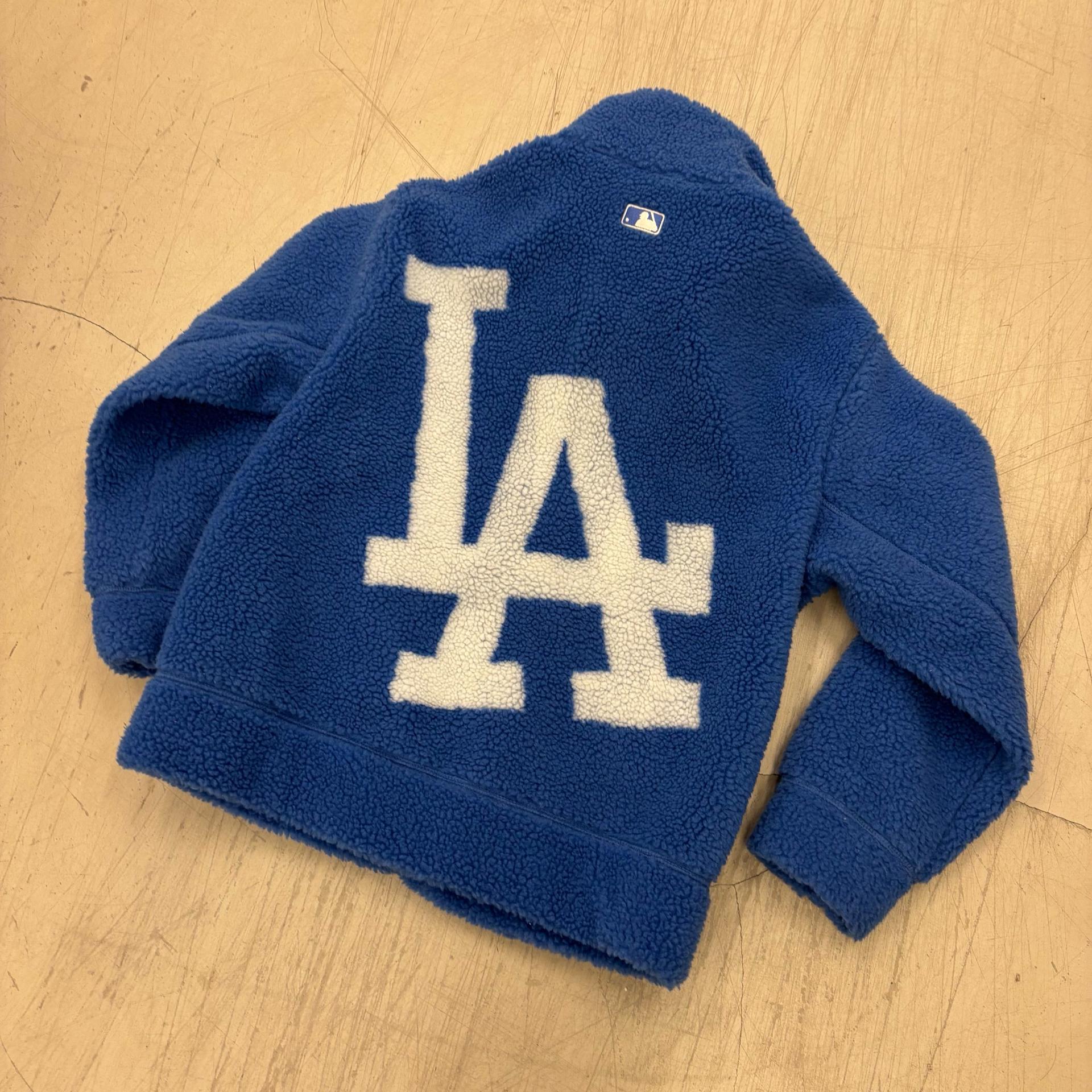 mlb 다저스 빅로고 플리스 자켓 2
