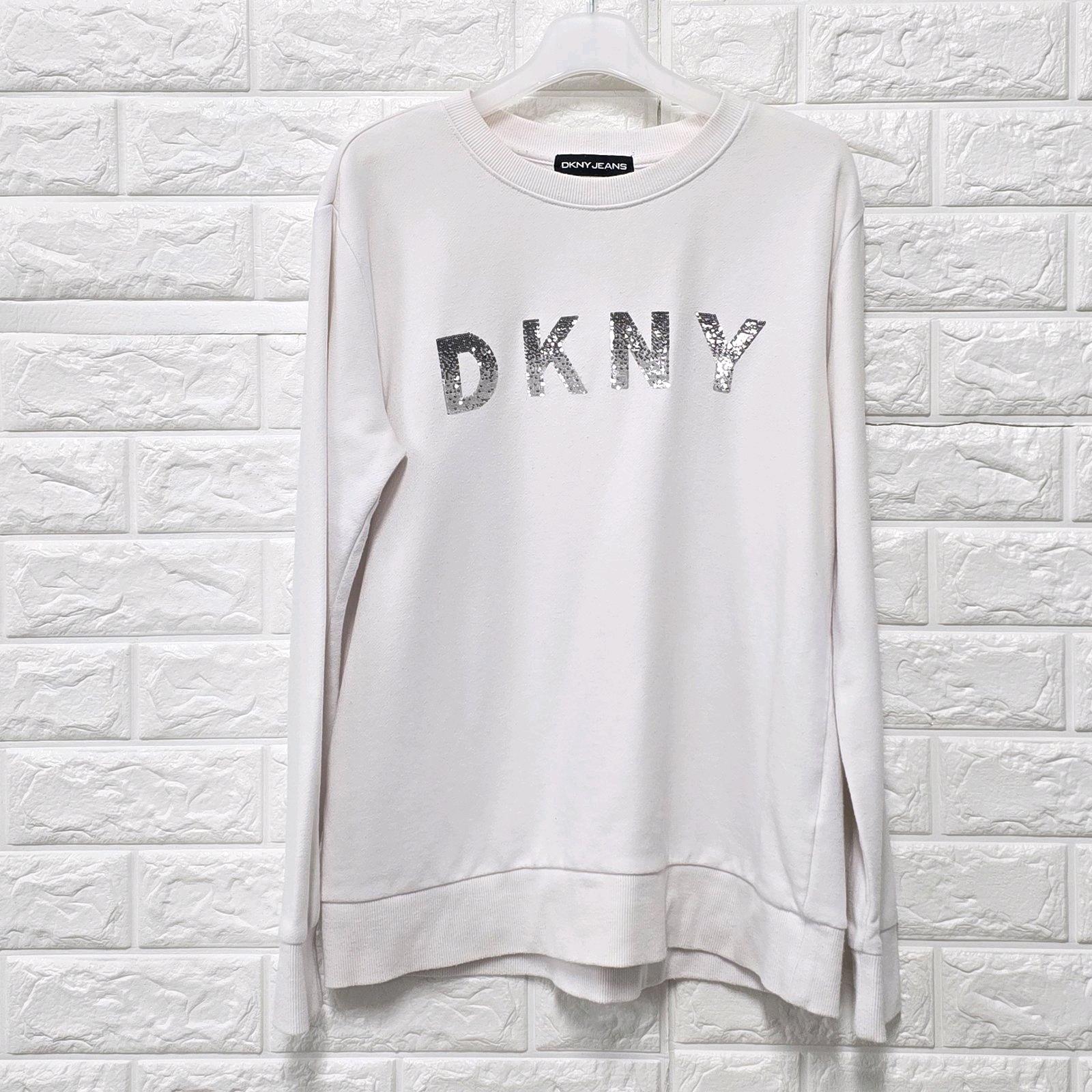 M DKNY 화이트 맨투맨 C306 5