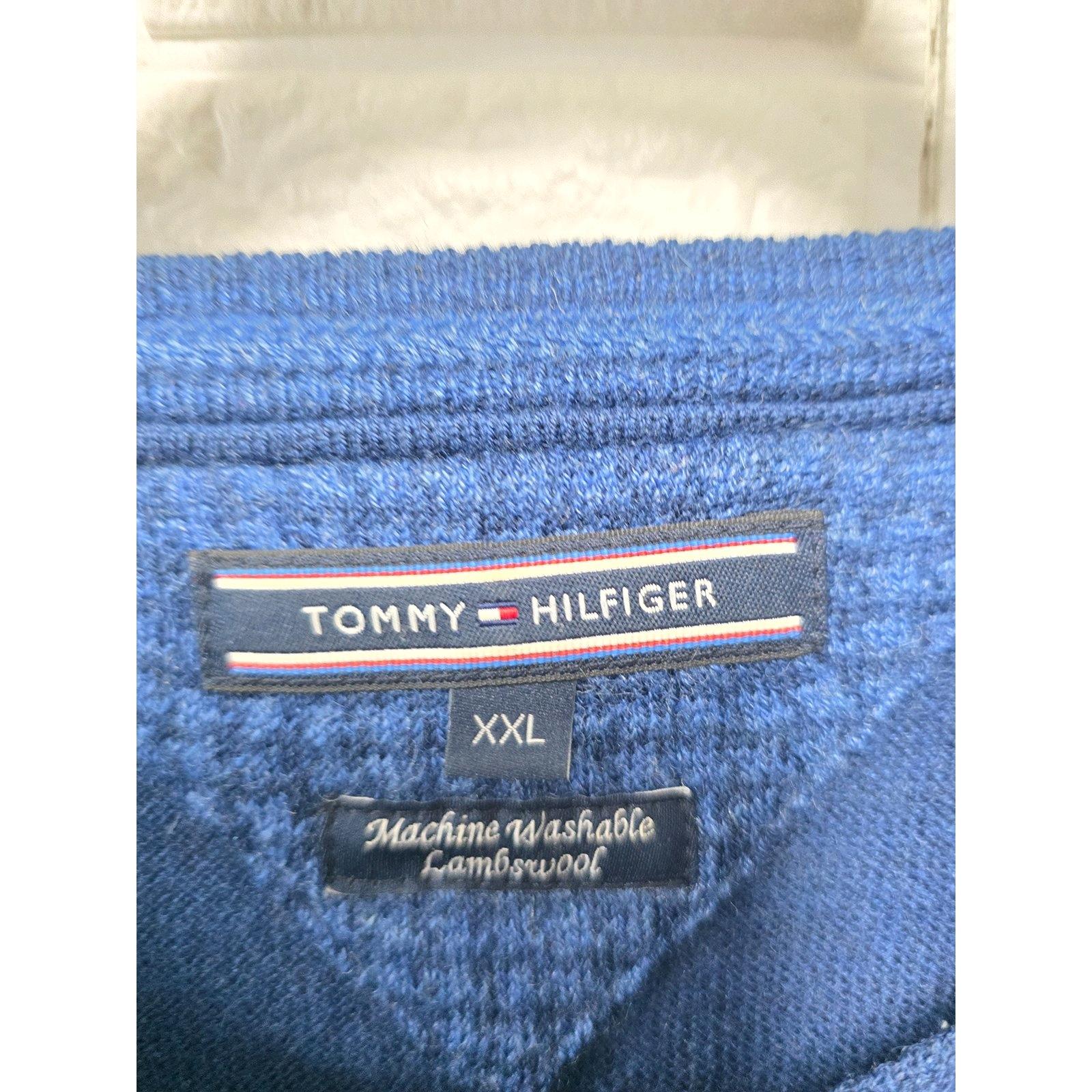2XL 타미힐피거 네이비 니트 C341 4