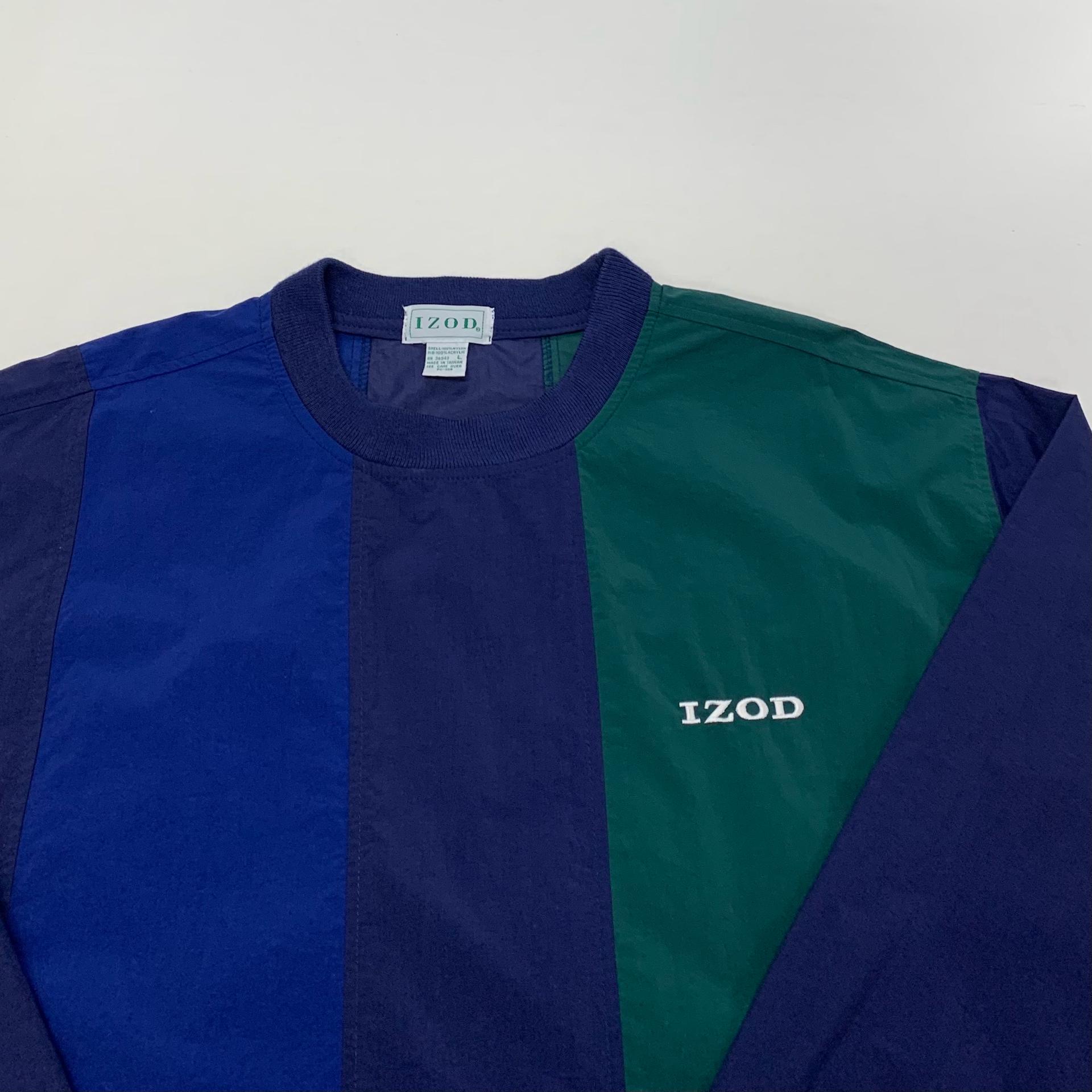 IZOD 아이조드 90s 컬러블락 오버핏 바람막이 웜업 3