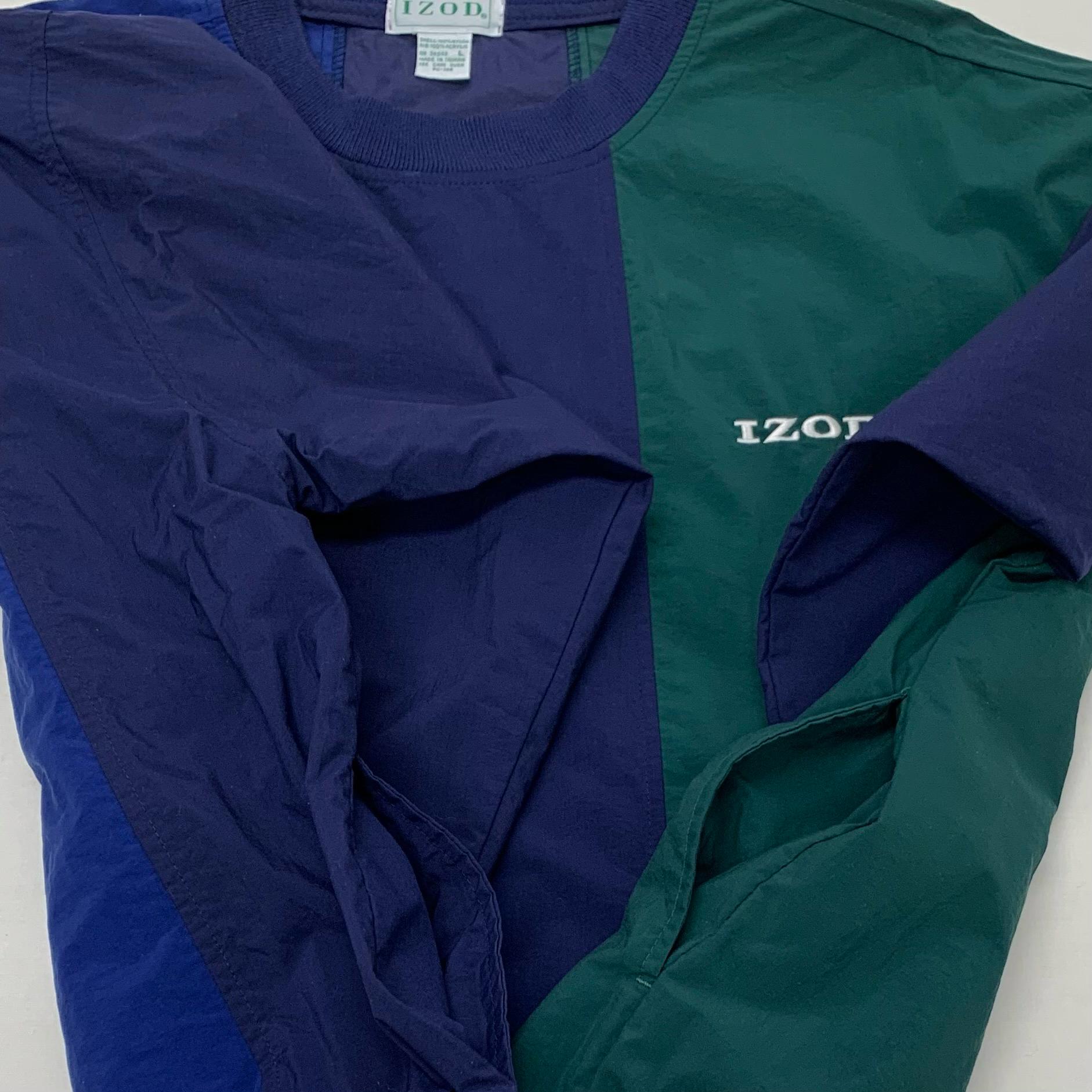 IZOD 아이조드 90s 컬러블락 오버핏 바람막이 웜업 5