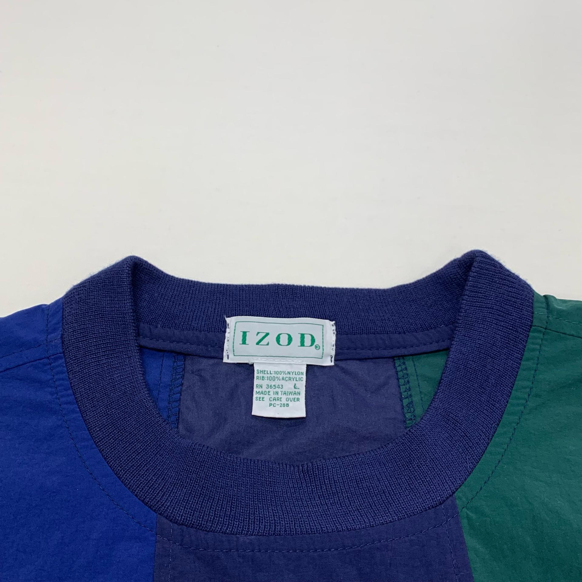 IZOD 아이조드 90s 컬러블락 오버핏 바람막이 웜업 4
