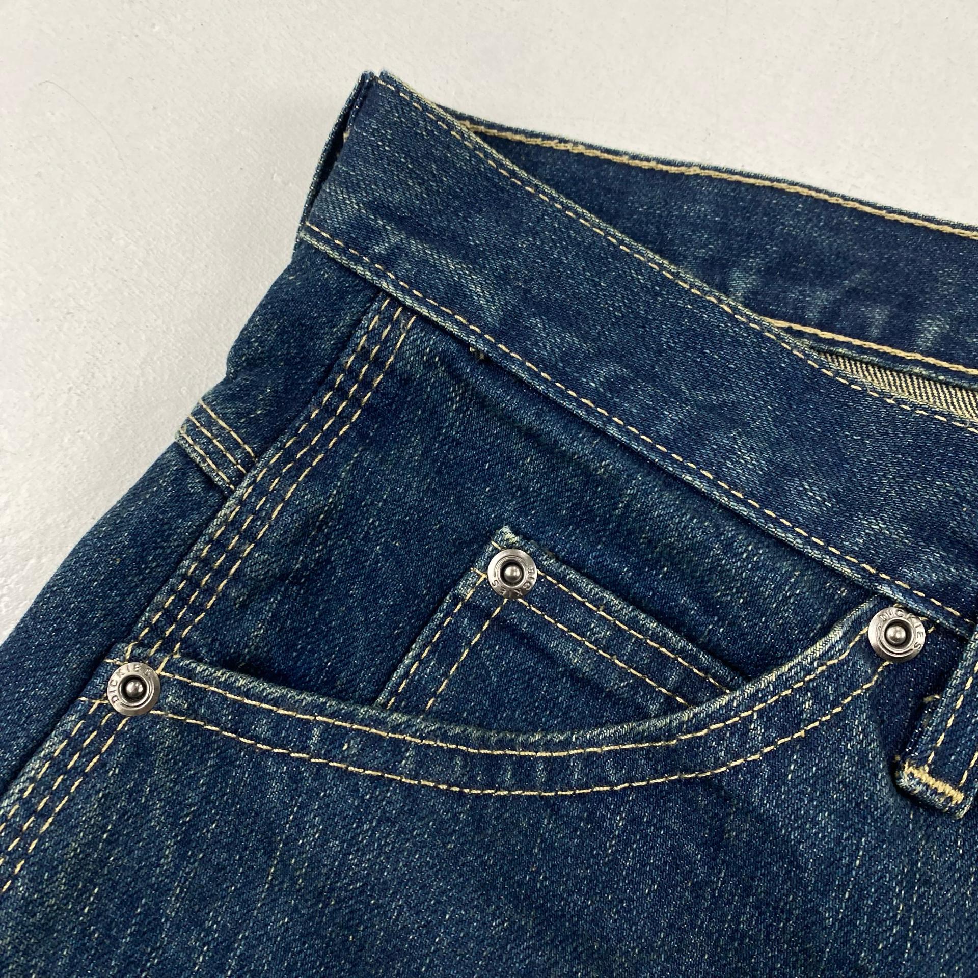 디키즈 로고 패치 포켓 카펜터 데님 진(30) 7
