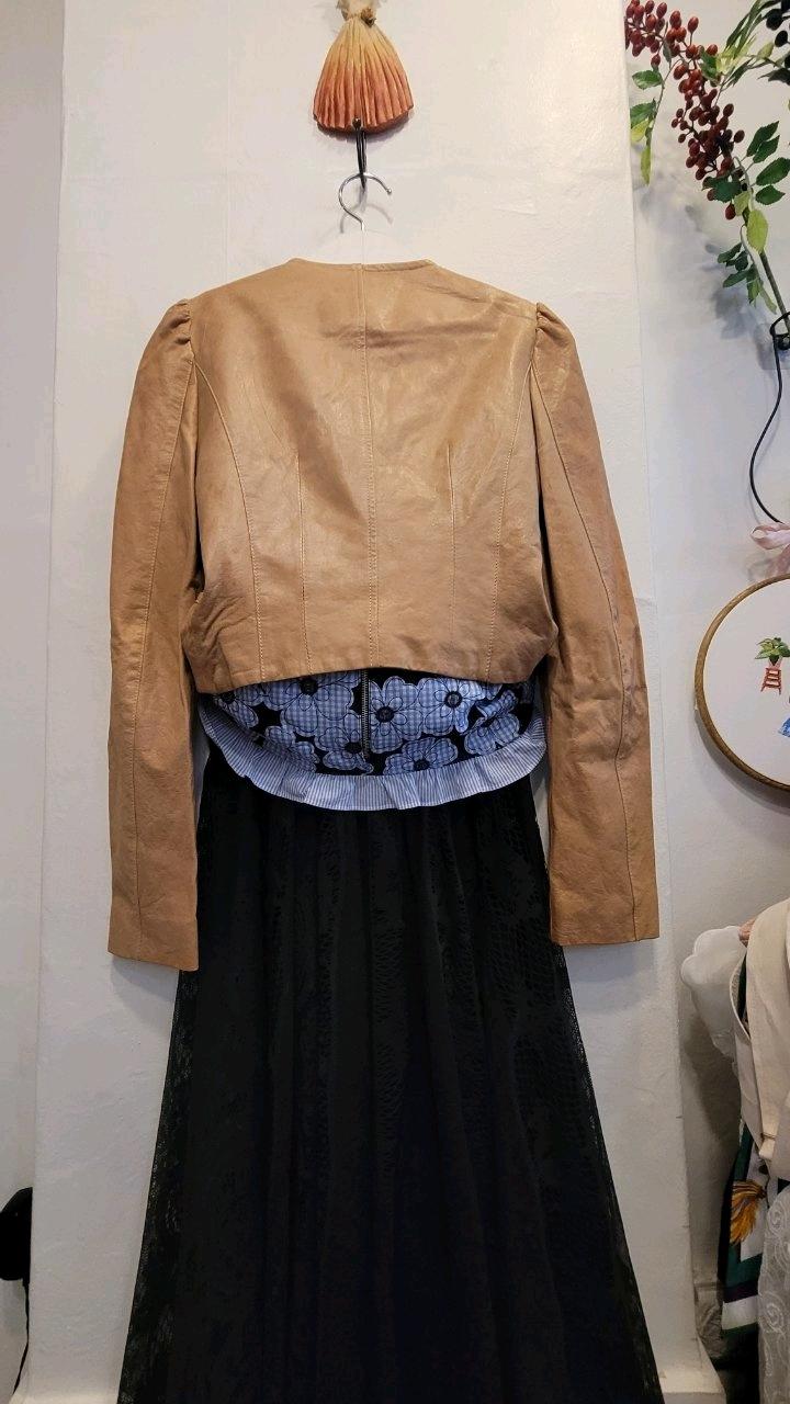 레니본 프릴 양가죽 자켓 7