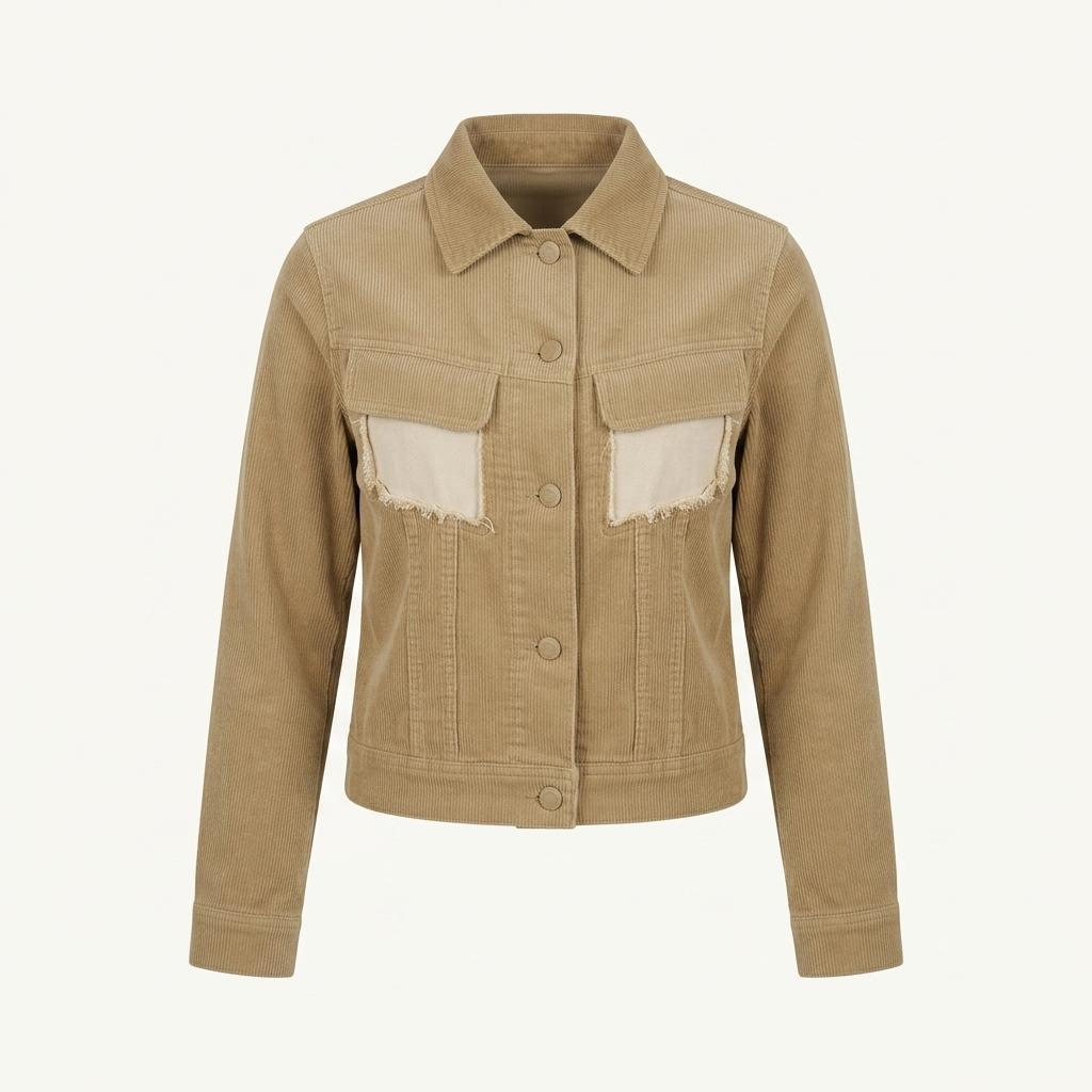 꼼데가르송 코듀로이 디테일 트러커 자켓 U1200 1