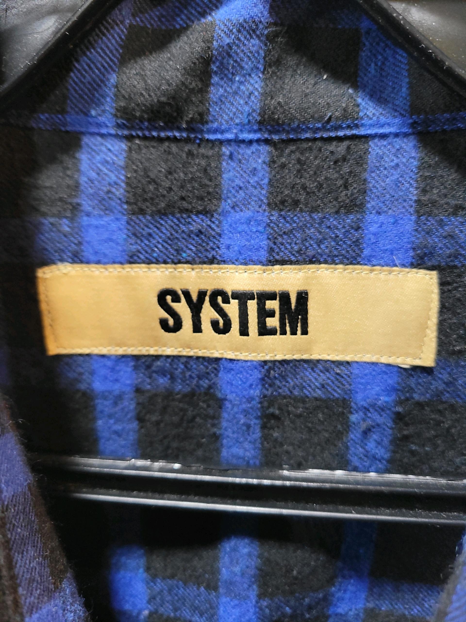 SYSTEM HOMME 시스템옴므 체크 레이어드 오버핏 셔츠자켓  5