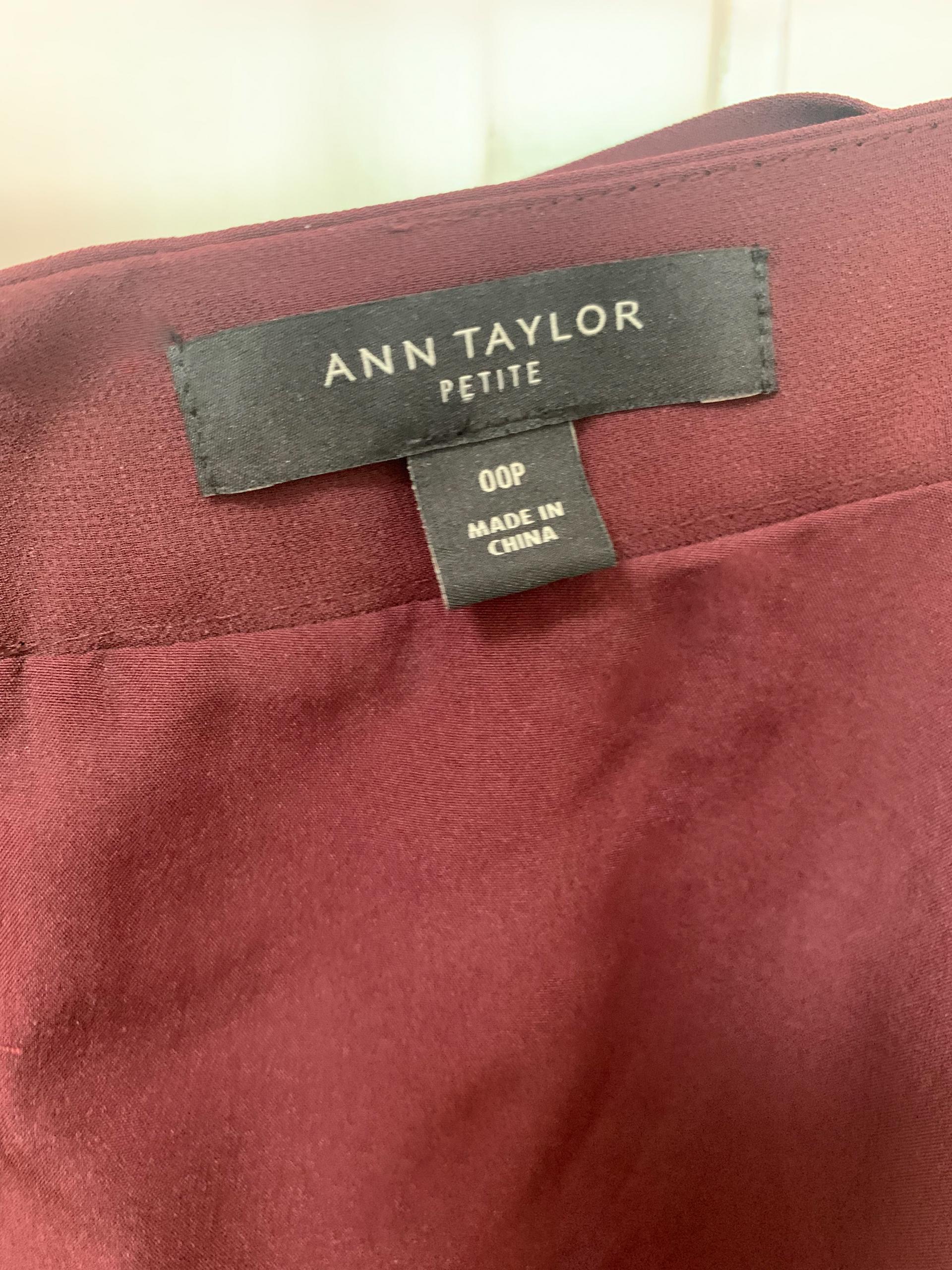 Ann Taylor 시폰 플레어 스커트 (00P) 6