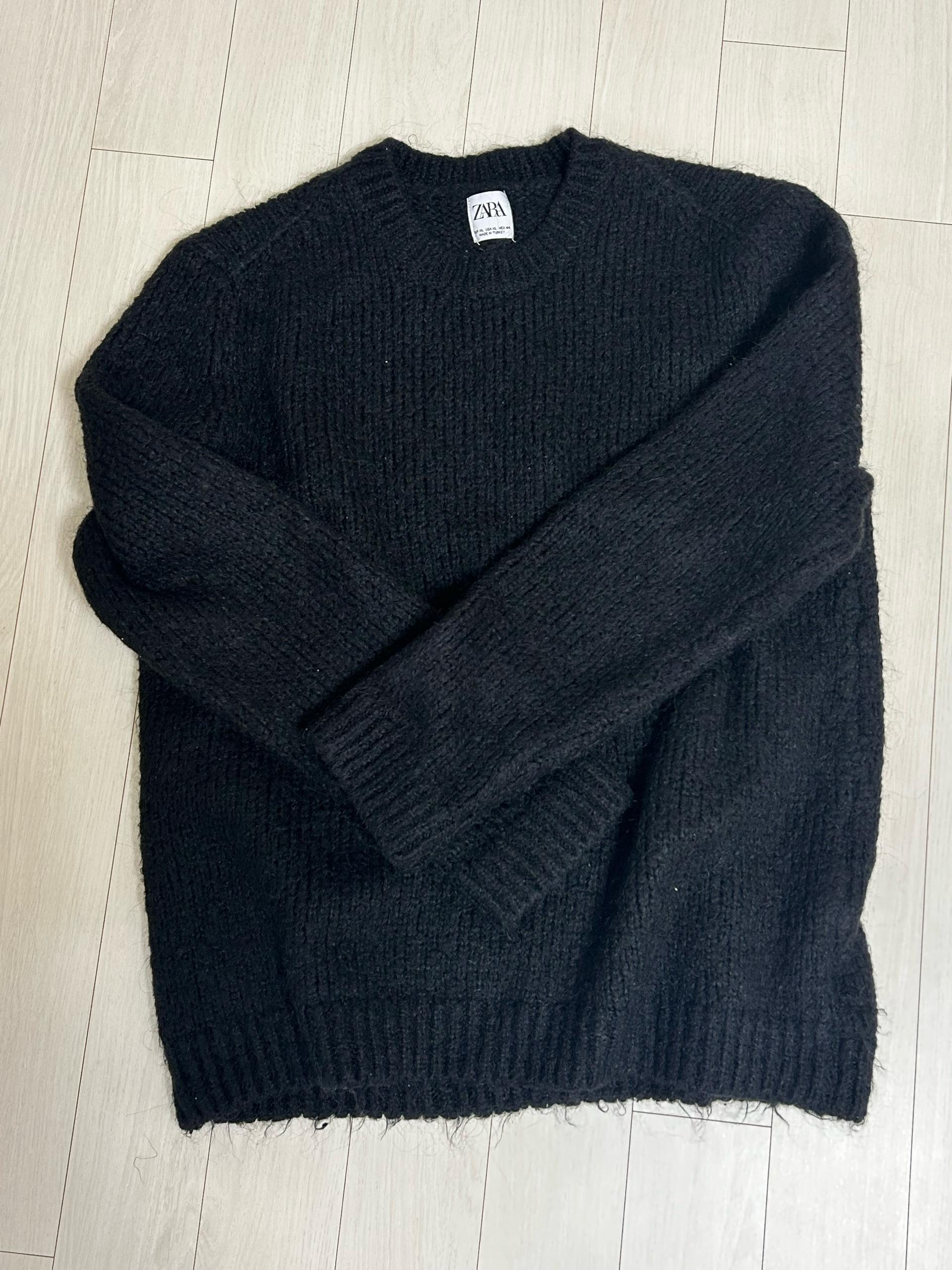 자라 블랙니트 XL 2
