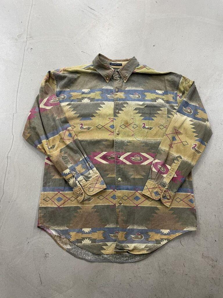 Ducks Unlimited 네이티브 패턴 셔츠 XL 2