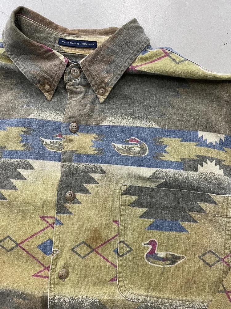 Ducks Unlimited 네이티브 패턴 셔츠 XL 7