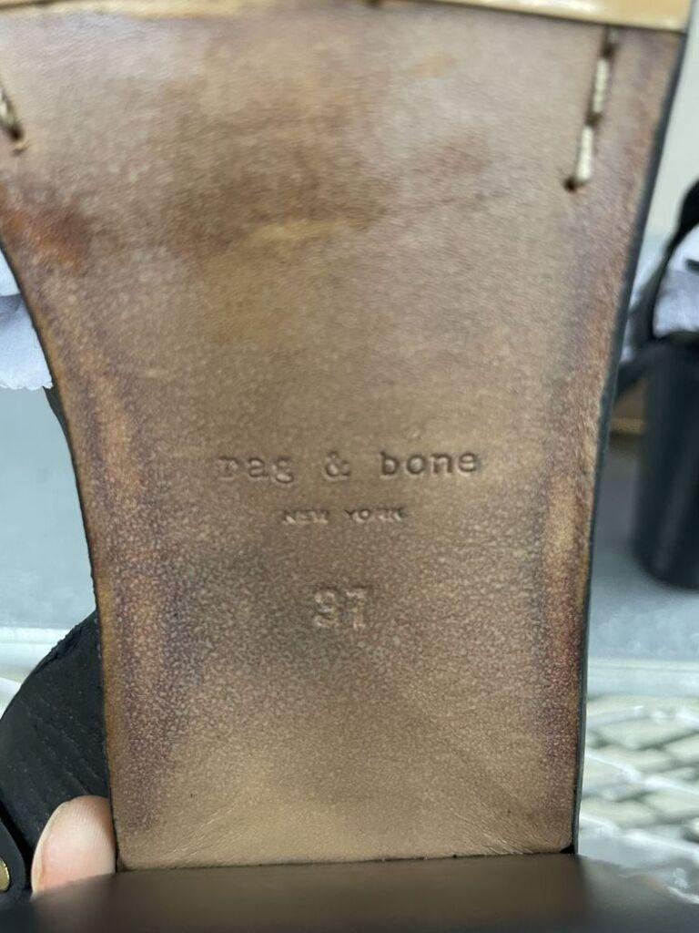 레그앤본 블랙 레더 힐 37 11