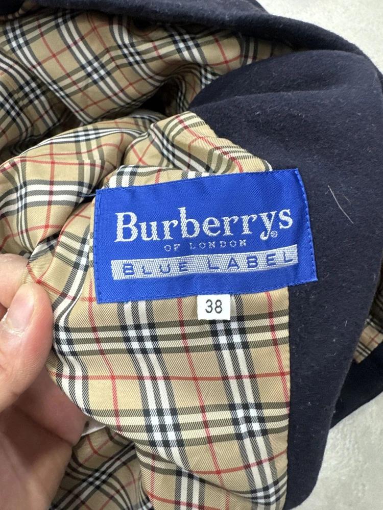 버버리 블루라벨 울코트 38 11
