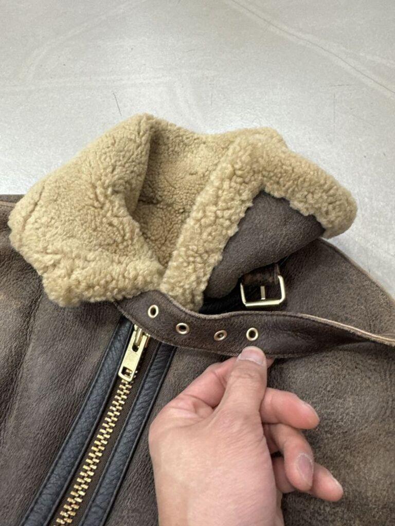 무스탕 롱 코트 4