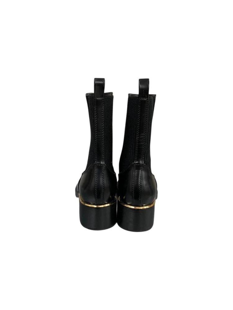 자라 레더 앵클부츠 블랙 39(245) (gr-3430) 11