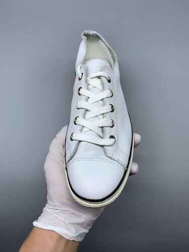 컨버스 레더 로우 아이보리 240mm 10