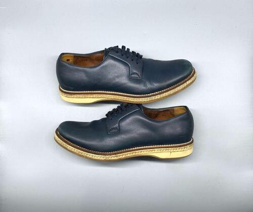 Prada(프라다) Blue Leather Casual Oxfords 5.5(245-250 2
