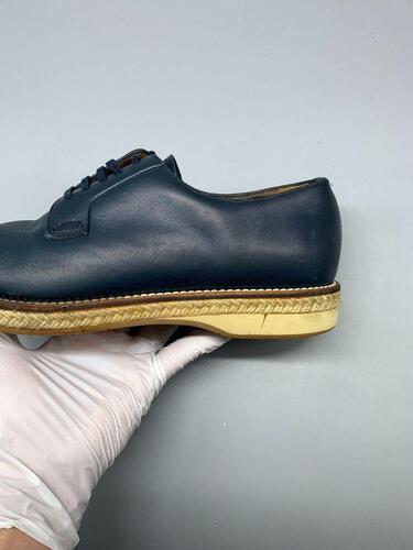 Prada(프라다) Blue Leather Casual Oxfords 5.5(245-250 5