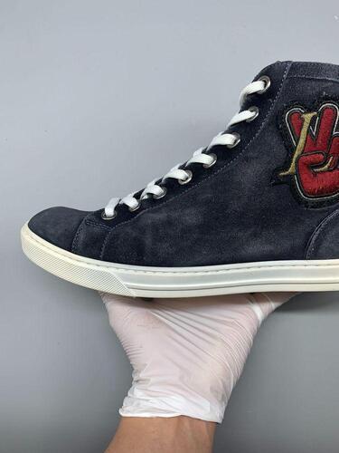 Louis Vuitton(루이비통) Leather high trainers 7 4