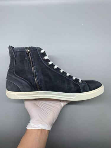 Louis Vuitton(루이비통) Leather high trainers 7 7