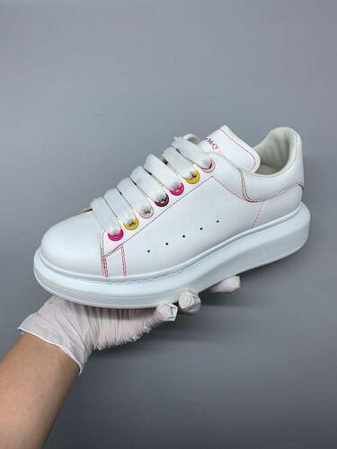 Alexander McQUEEN 레인보우 스티치 오버솔 스니커즈 36(gr-1591) 11