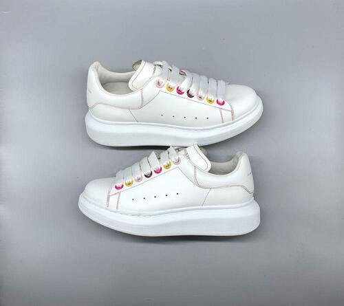 Alexander McQUEEN 레인보우 스티치 오버솔 스니커즈 36(gr-1591) 2