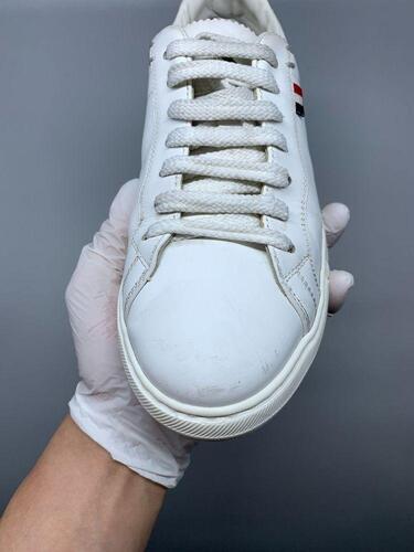 MONCLER LEATHER SNEAKERS 38(240) 9