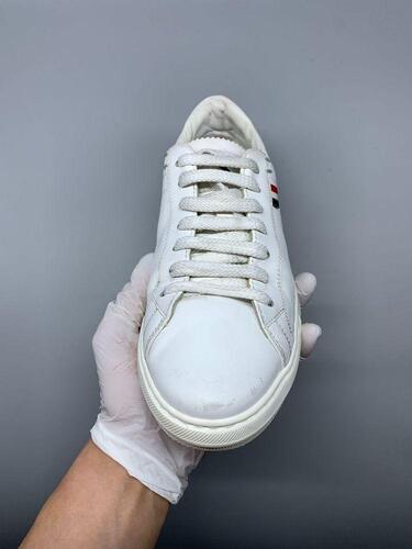 MONCLER LEATHER SNEAKERS 38(240) 10