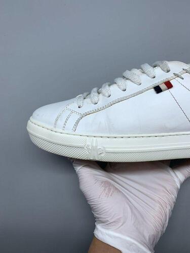 MONCLER LEATHER SNEAKERS 38(240) 4