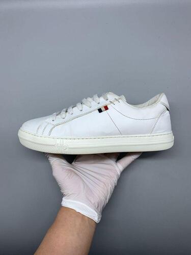 MONCLER LEATHER SNEAKERS 38(240) 3