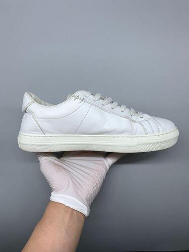 MONCLER LEATHER SNEAKERS 38(240) 7