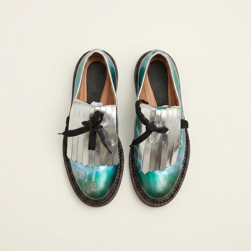 MARNI LEATHER LOAFER 36(225-230) 1
