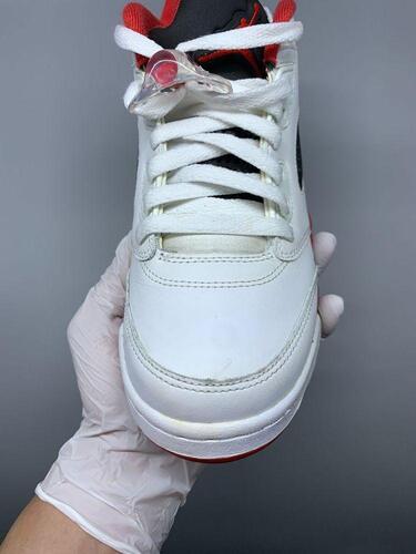 (GS) Jordan 5 Retro Low Fire Red 2016 250mm 9