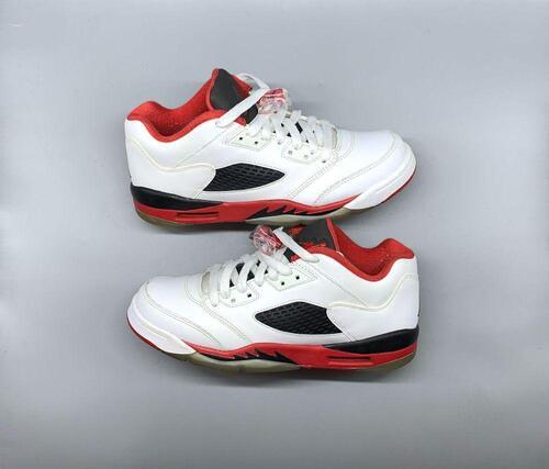(GS) Jordan 5 Retro Low Fire Red 2016 250mm 2