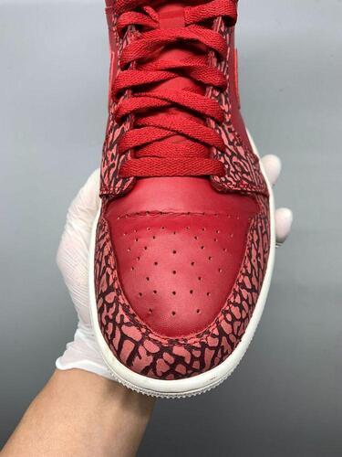 Jordan 1 Retro Red Elephant Print 270mm(gr-2219) 9