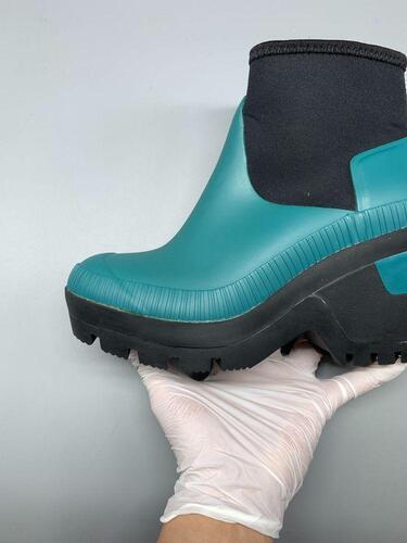 Hunter Rainboots Ankle Boots Teal Blue UK5(240) 4