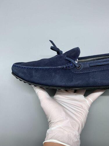 TOD'S 고미노 스웨이드 드라이빙 슈즈 8(270) 4