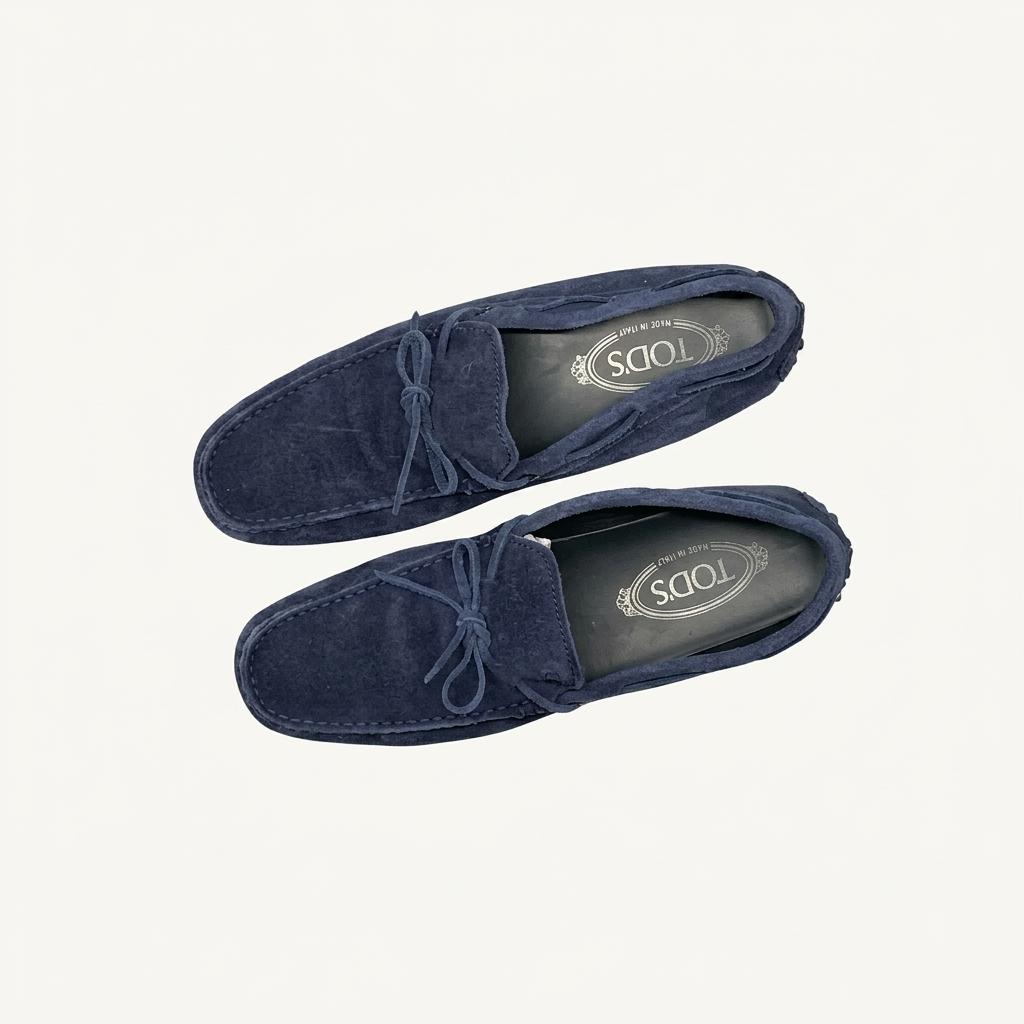 TOD'S 고미노 스웨이드 드라이빙 슈즈 8(270) 1