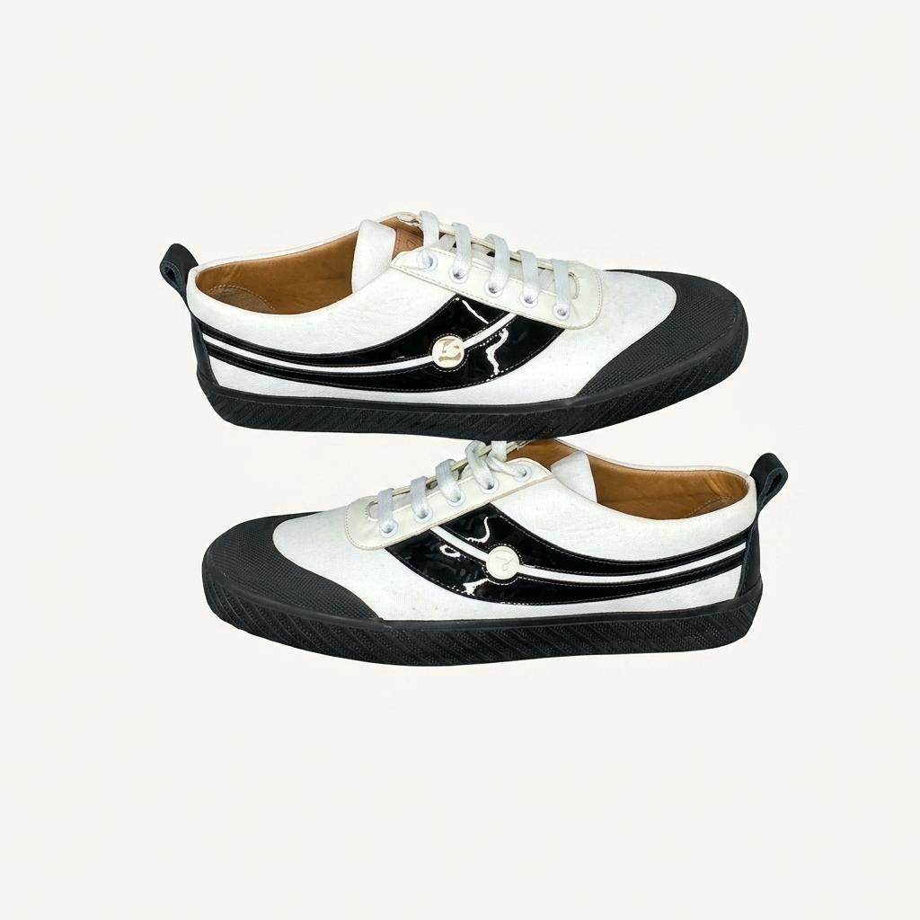 BALLY Leather Sneakers 7.5(265) 1